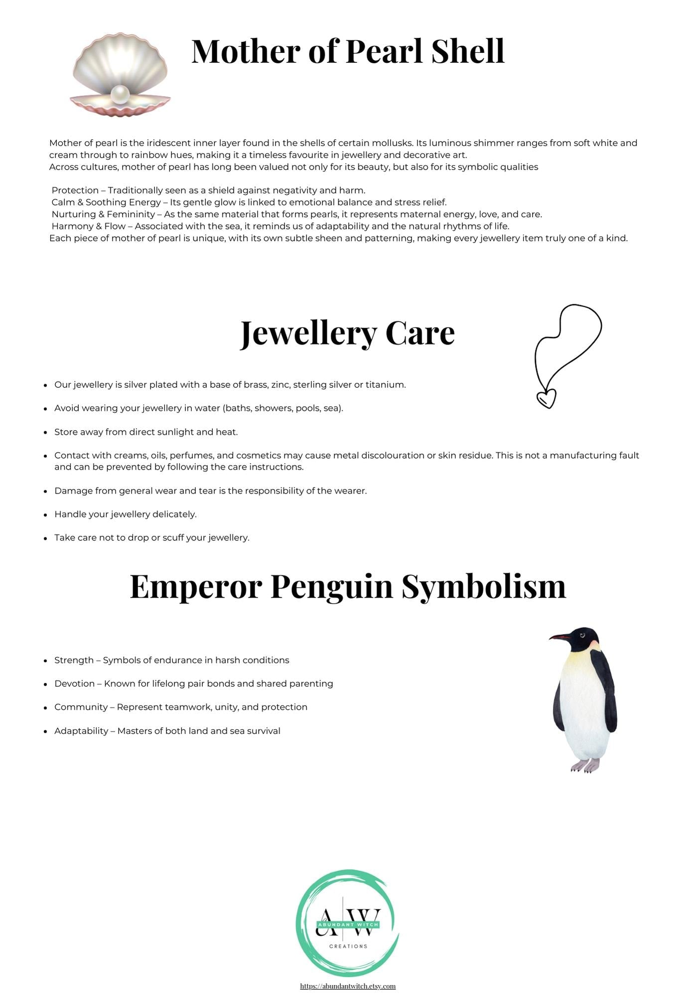 Emperor Penguin Bird Mother of Pearl Shell Earrings - Choose You Ear Wire