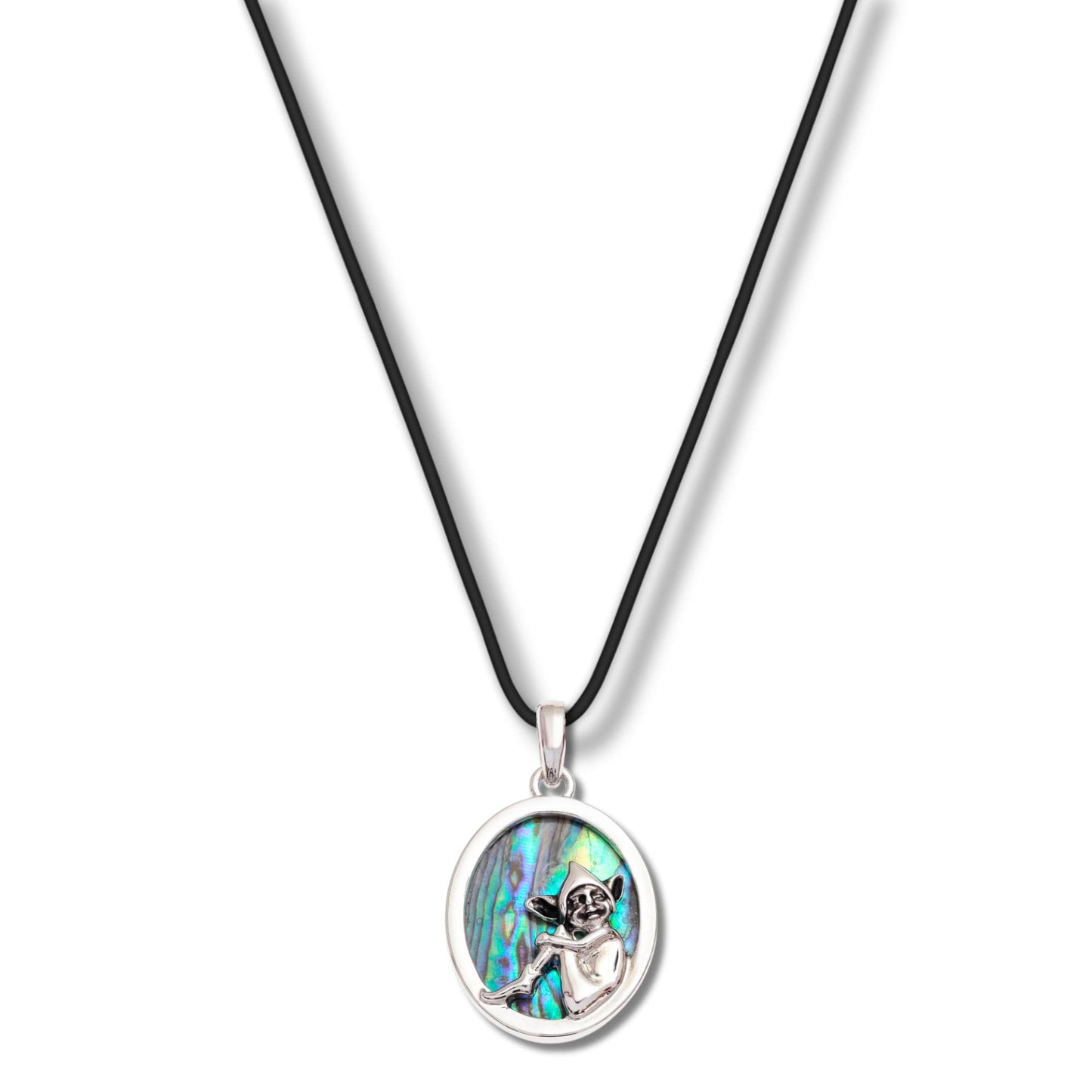 Abalone Cornish Pixie Necklace - Choose Your Chain Style